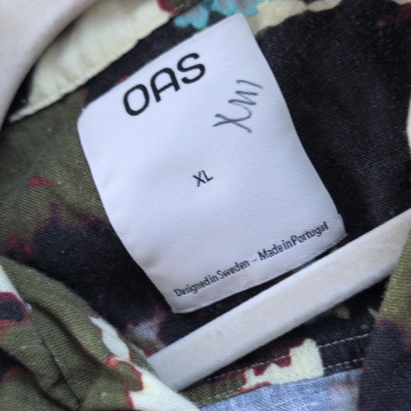 Foliago Cuba Linen Shirt in Multi OAS - Picture 7 of 8